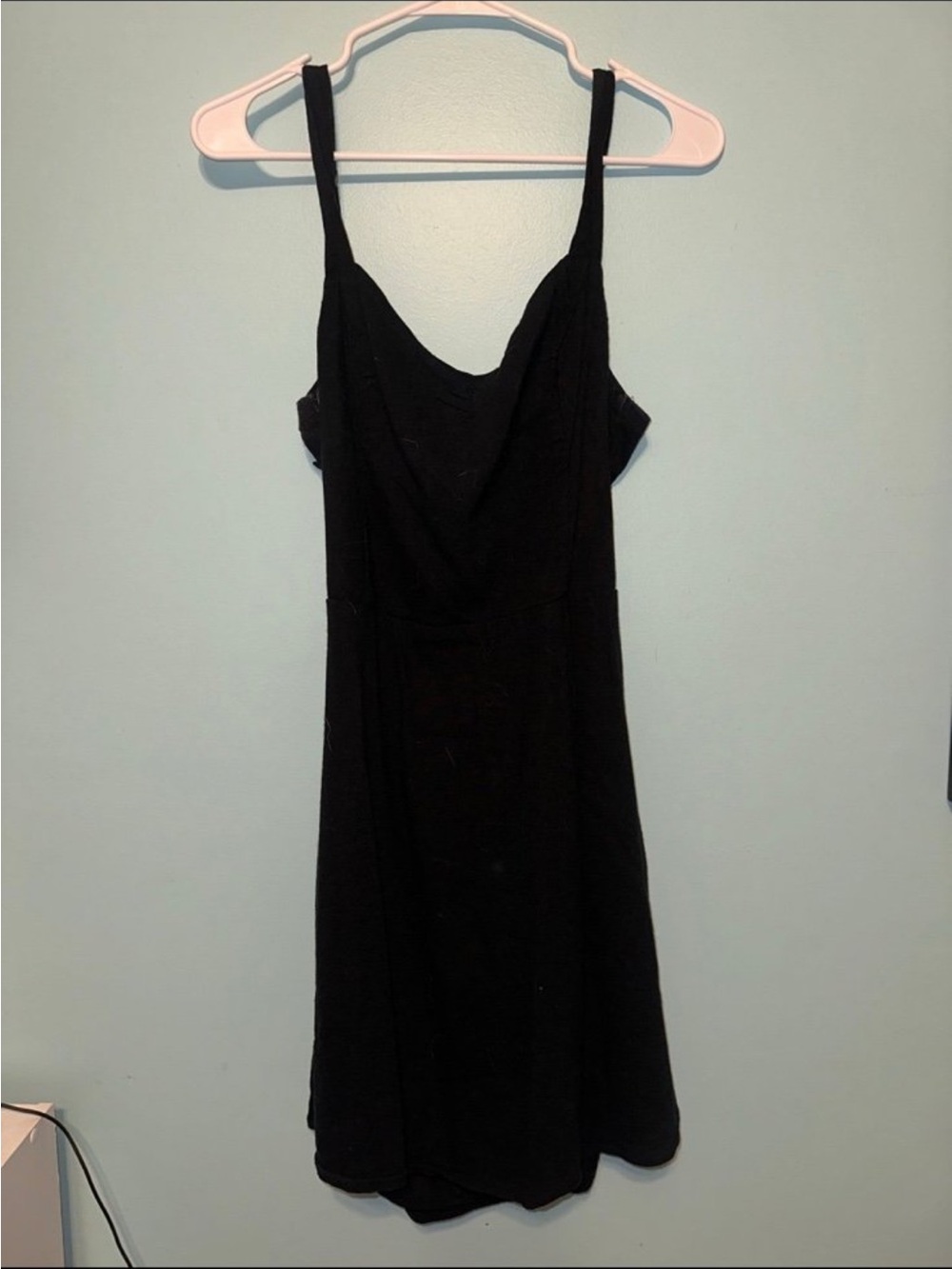 Hollister Black Spaghetti-Strap Mini Dress